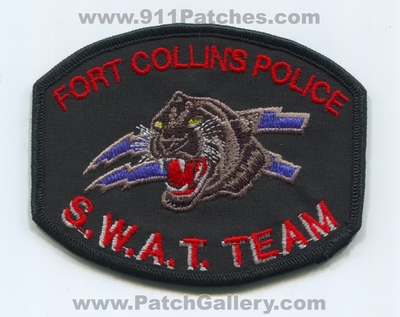 Fort Collins Police Department SWAT Team Patch (Colorado)
Scan By: PatchGallery.com
Keywords: ft. dept. s.w.a.t.