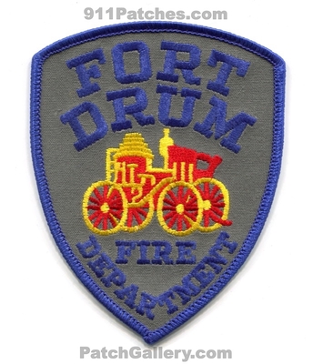 Fort Drum Fire Department US Army Military Patch (New York)
Scan By: PatchGallery.com
Keywords: ft. dept.