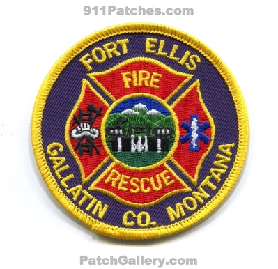 Fort Ellis Fire Rescue Department Gallatin County Patch (Montana)
Scan By: PatchGallery.com
Keywords: ft. dept. co.