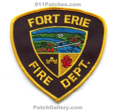 Fort Erie Fire Department Patch (Canada Ontario) (Confirmed)
Scan By: PatchGallery.com
Keywords: ft. dept.