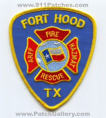 Fort Hood Fire Rescue Department US Army Military Patch (Texas)
Scan By: PatchGallery.com
Keywords: ft. dept. u.s. arff cfr hazmat haz-mat aircraft airport firefighter firefighting crash