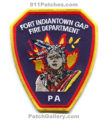 Fort Indiantown Gap Fire Department Patch (Pennsylvania)
Scan By: PatchGallery.com
Keywords: ft. dept.