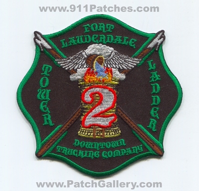 Fort Lauderdale Fire Rescue Department Station 2 Patch (Florida)
Scan By: PatchGallery.com
Keywords: Ft. Dept. Tower Ladder Company Co. Downtown Trucking Company