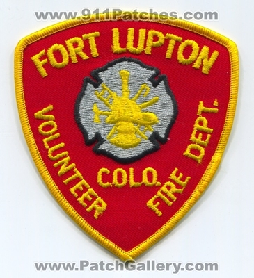Fort Lupton Volunteer Fire Department Patch (Colorado)
[b]Scan From: Our Collection[/b]
Keywords: ft. vol. dept. colo.