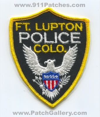Fort Lupton Police Department Patch (Colorado)
Scan By: PatchGallery.com
Keywords: ft. dept. colo.