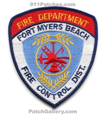 Fort Myers Beach Fire Department Control District Patch (Florida)
Scan By: PatchGallery.com
Keywords: ft. dept. dist.