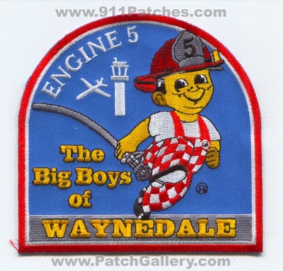 Fort Wayne Fire Department Engine 5 Patch (Indiana)
Scan By: PatchGallery.com
Keywords: ft. dept. company co. station the big boys of waynedale