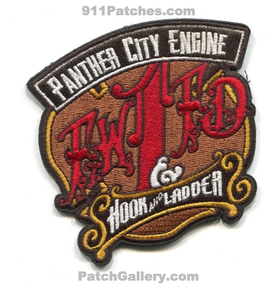 Fort Worth Fire Department Hook and Ladder 1 Patch (Texas)
Scan By: PatchGallery.com
Keywords: ft. fwfd dept. company co. station panther city engine