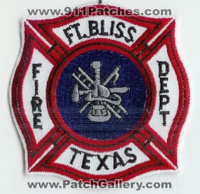 Fort Bliss Fire Department (Texas)
Thanks to Mark C Barilovich for this scan.
Keywords: ft. dept.