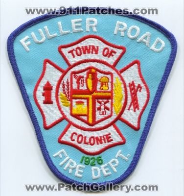 Fuller Road Fire Department Patch (New York)
Scan By: PatchGallery.com
Keywords: dept. town of colonie
