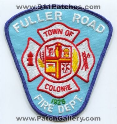 Fuller Road Fire Department Patch (New York)
Scan By: PatchGallery.com
Keywords: dept. town of colonie