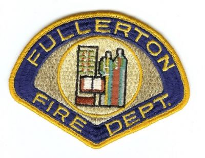 Fullerton Fire Dept
Thanks to PaulsFirePatches.com for this scan.
Keywords: california department