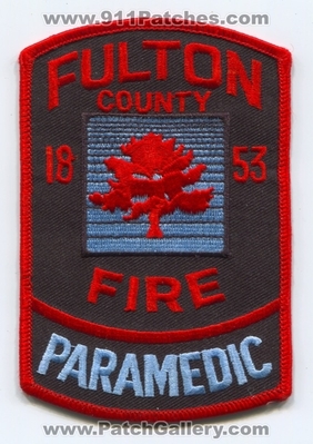 Fulton County Fire Department Paramedic Patch (Georgia)
Scan By: PatchGallery.com
Keywords: co. dept.