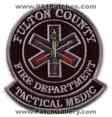 Fulton County Fire Department Tactical Medic (Georgia)
Scan By: PatchGallery.com
Keywords: co. dept. ems swat s.w.a.t. paramedic police