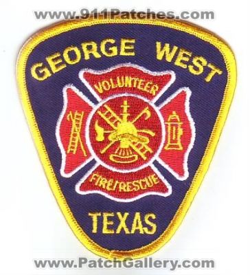 George West Volunteer Fire Rescue Department (Texas)
Thanks to Dave Slade for this scan.
Keywords: dept.