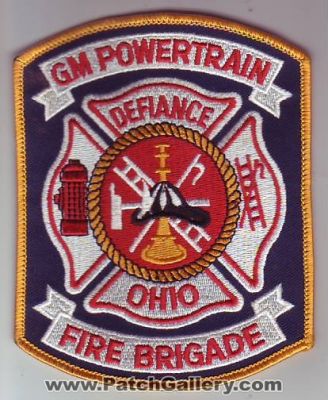 GM Powertrain Fire Brigade (Ohio)
Thanks to Dave Slade for this scan.
Keywords: defiance