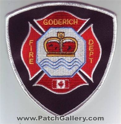 Goderich Fire Dept (Canada ON)
Thanks to Dave Slade for this scan.
Keywords: department