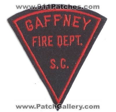 Gaffney Fire Department (South Carolina)
Thanks to Mark C Barilovich for this scan.
Keywords: dept. s.c.