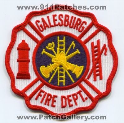 Galesburg Fire Department (Illinois)
Scan By: PatchGallery.com
Keywords: dept.