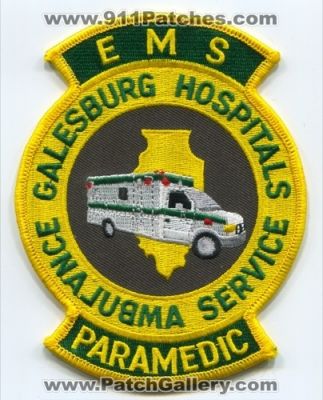 Galesburg Hospitals Ambulance Service EMS Paramedic (Illinois)
Scan By: PatchGallery.com
