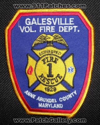 Galesville Volunteer Fire Rescue Department (Maryland)
Thanks to Matthew Marano for this picture.
Keywords: vol. dept. 1 anne arundel county
