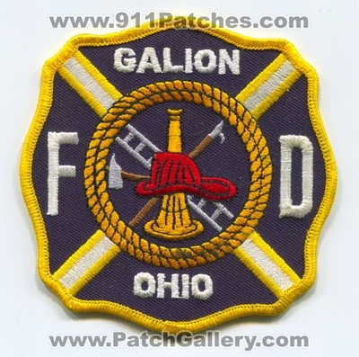 Galion Fire Department Patch (Ohio)
Scan By: PatchGallery.com
Keywords: dept. fd