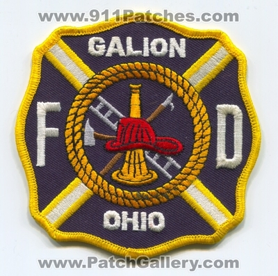 Galion Fire Department Patch (Ohio)
Scan By: PatchGallery.com
Keywords: dept. fd