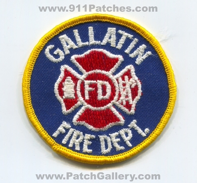 Gallatin Fire Department Patch (Tennessee)
Scan By: PatchGallery.com
Keywords: dept. fd