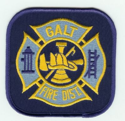 Galt Fire Dist
Thanks to PaulsFirePatches.com for this scan.
Keywords: california district