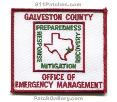 Galveston County Office of Emergency Management OEM Patch (Texas)
Scan By: PatchGallery.com
Keywords: co. preparedness response mitigation recovery