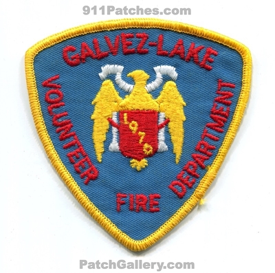 Galvez-Lake Volunteer Fire Department Patch (Louisiana)
Scan By: PatchGallery.com
Keywords: vol. dept.