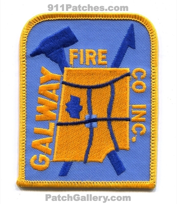 Galway Fire Company Inc. Patch (New York)
Scan By: PatchGallery.com
Keywords: co. department dept.