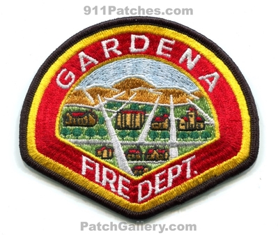 Gardenia Fire Department Patch (California)
Scan By: PatchGallery.com
Keywords: dept.