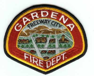 Gardena Fire Dept
Thanks to PaulsFirePatches.com for this scan.
Keywords: california department