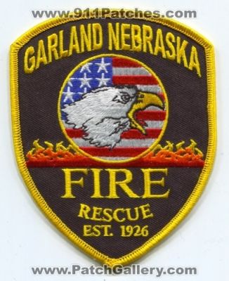 Garland Fire Rescue Department (Nebraska)
Scan By: PatchGallery.com
Keywords: dept.