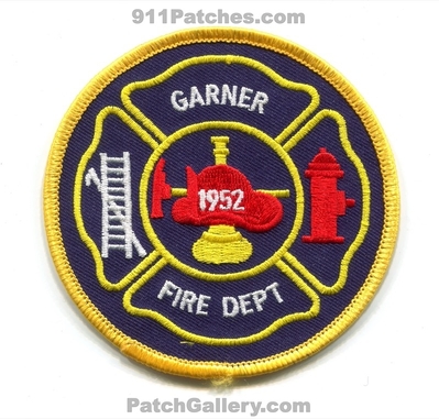 Garner Fire Department Patch (North Carolina)
Scan By: PatchGallery.com
Keywords: dept. 1952
