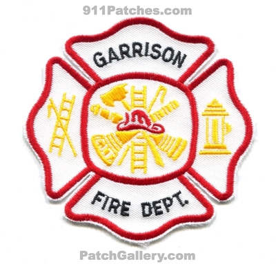 Garrison Fire Department Patch (North Dakota)
Scan By: PatchGallery.com
Keywords: dept.