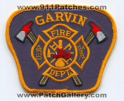 Garvin Fire Department Patch (Oklahoma)
Scan By: PatchGallery.com
Keywords: dept.