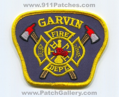 Garvin Fire Department Patch (Oklahoma)
Scan By: PatchGallery.com
Keywords: dept.