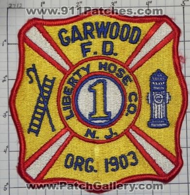Garwood Fire Department Liberty Hose Company 1 (New Jersey)
Thanks to swmpside for this picture.
Keywords: dept. f.d. co. #1 n.j.