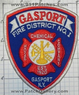 Gasport Fire Department District Number 1 (New York)
Thanks to swmpside for this picture.
Keywords: dept. no. #1 n.y. chemical hose company