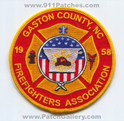 Gaston County Firefighters Association Fire Patch (North Carolina)
Scan By: PatchGallery.com
Keywords: co. ffs. assn. 1958 department dept.