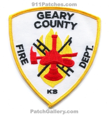 Geary County Fire Department Patch (Kansas)
Scan By: PatchGallery.com
Keywords: co. dept. ks