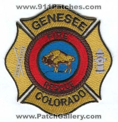 Genesee Fire Rescue Department Patch (Colorado)
[b]Scan From: Our Collection[/b]
Keywords: dept.