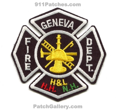 Geneva Fire Department Patch (New York) (Confirmed)
Scan By: PatchGallery.com
Keywords: dept. h&l hl cj c.j. folger hook and ladder company co. h.h. hh hydrant hose n.h. nh nestor hose