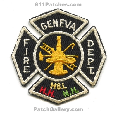 Geneva Fire Department Patch (New York)
Scan By: PatchGallery.com
Keywords: dept. h&l hl cj c.j. folger hook and ladder company co. h.h. hh hydrant hose n.h. nh nestor hose