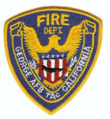 George AFB Fire Dept
Thanks to PaulsFirePatches.com for this scan.
Keywords: california department air force base
