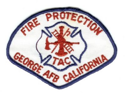 George AFB Fire Protection
Thanks to PaulsFirePatches.com for this scan.
Keywords: california air force base tac