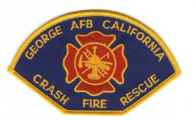 George AFB Crash Fire Rescue
Thanks to PaulsFirePatches.com for this scan.
Keywords: california air force base usaf cfr arff aircraft