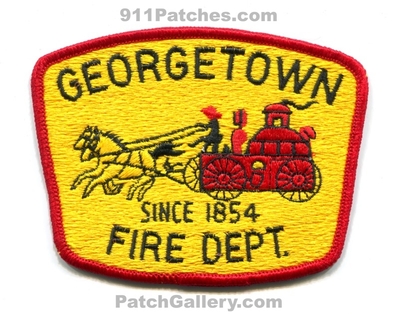 Georgetown Fire Department Patch (California)
Scan By: PatchGallery.com
Keywords: dept. since 1854
